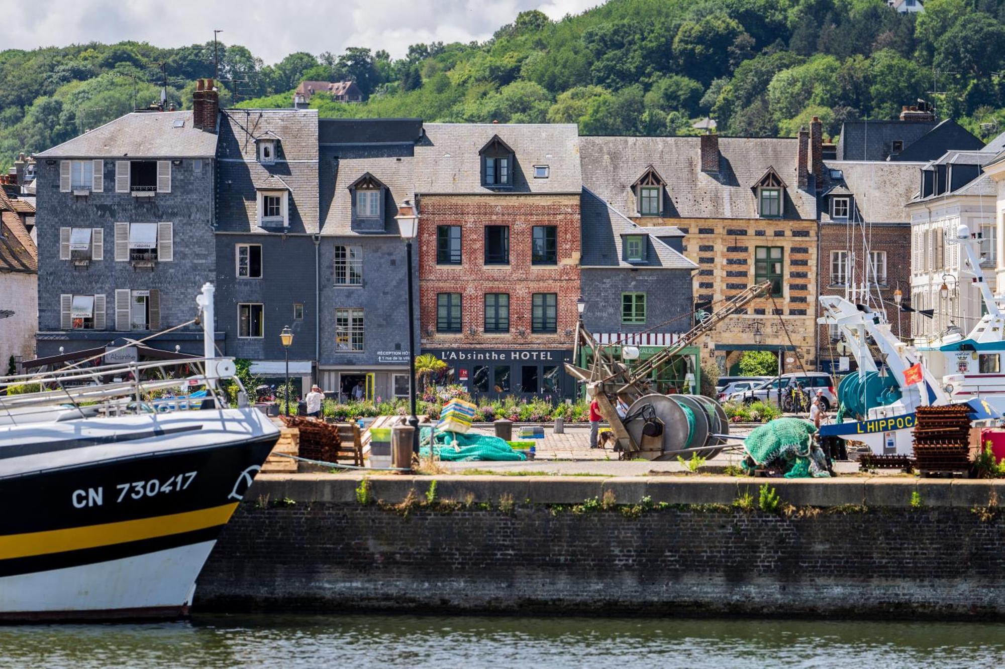 L'Absinthe Hotel Honfleur Dış mekan fotoğraf